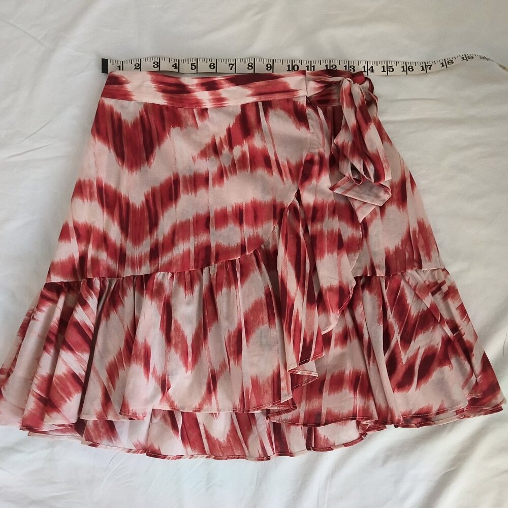 Banana Republic Mini Wrap Lined Skirt 100% Cotton Size XXS